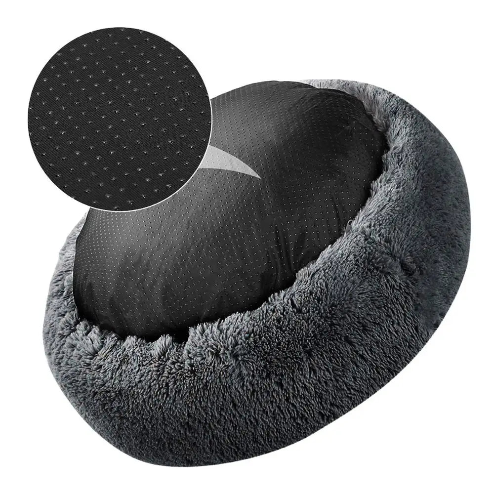 Pet Dog Bed Comfortable Donut Cuddler round Dog Kennel Ultra Soft Washable Dog and Cat Cushion Bed Winter Warm Sofa Hot Sell