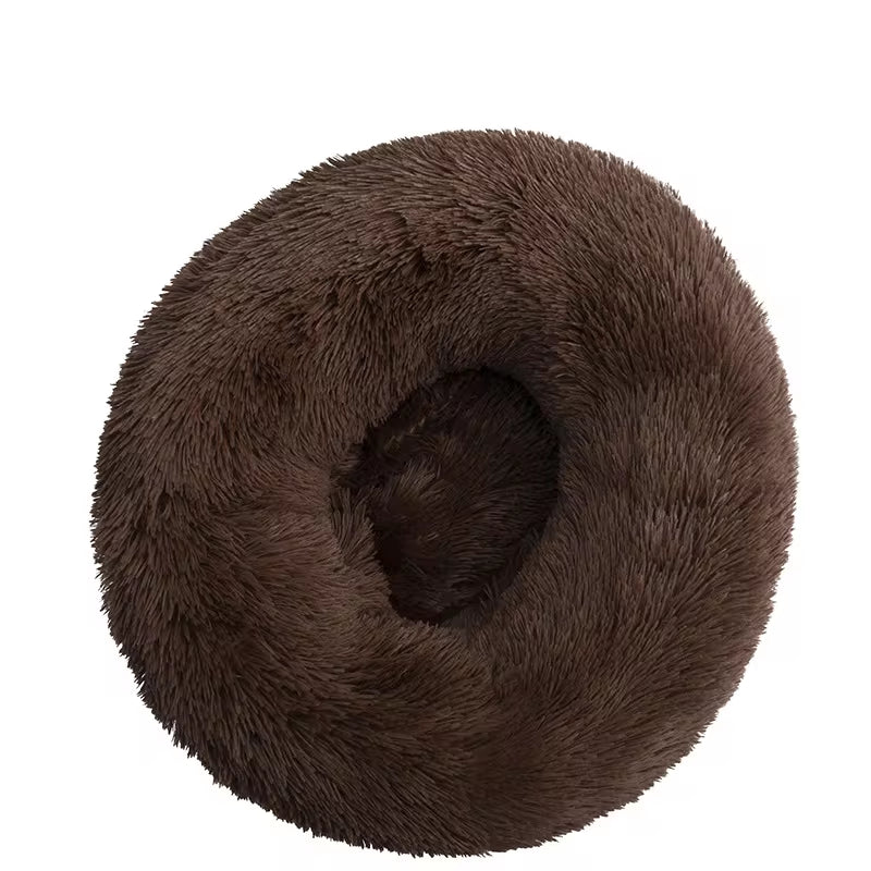 Pet Dog Bed Comfortable Donut Cuddler round Dog Kennel Ultra Soft Washable Dog and Cat Cushion Bed Winter Warm Sofa Hot Sell